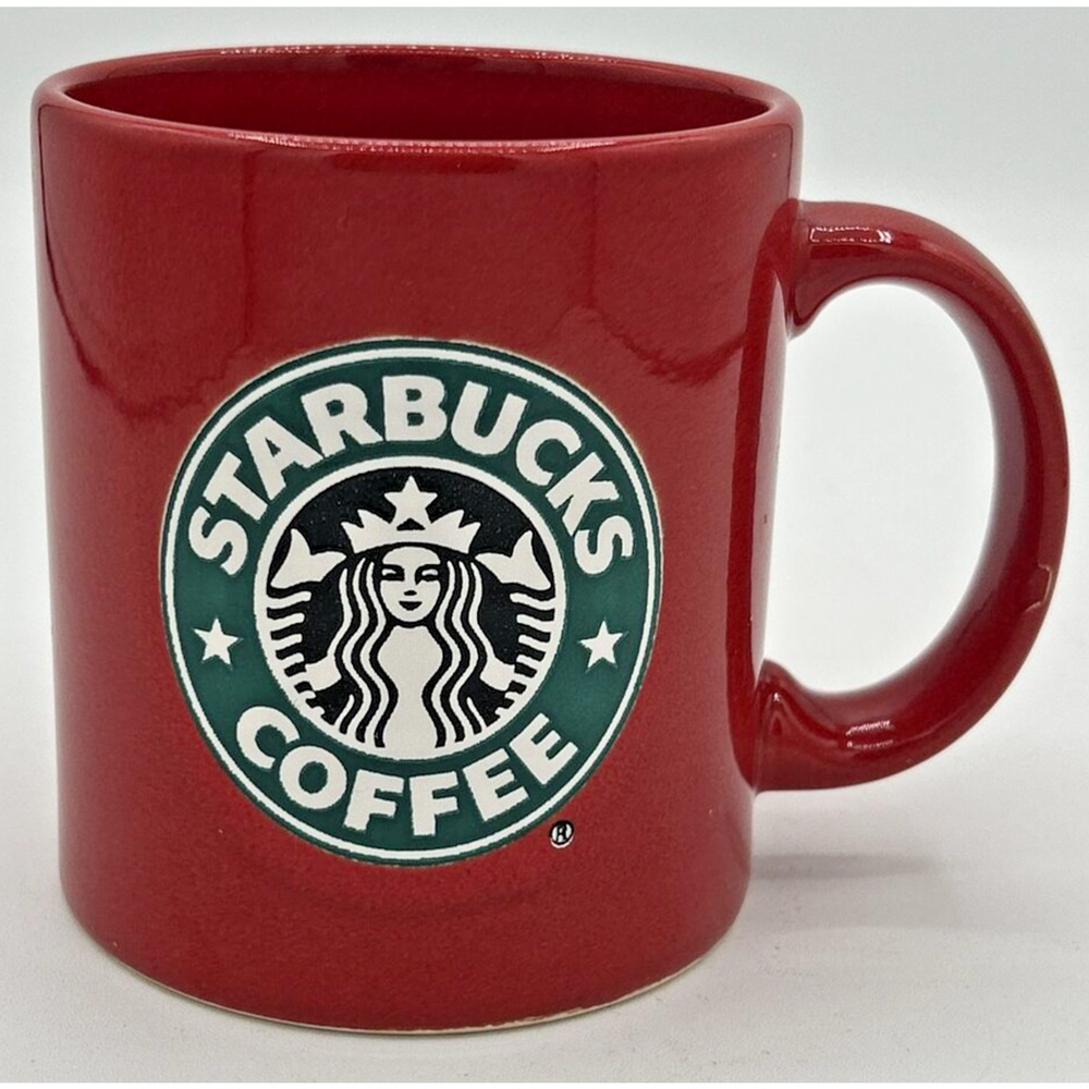 Vintage‎ Waechtersbach Starbucks Mermaid Coffee Red Mug SKU219